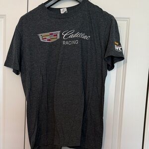 Vintage Cadillac Racing Men's Gray T-Shirt